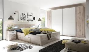 Schlafzimmer cg modell onda noce. 21289 Schlafzimmer Set Komplettset Bettanlage Kleiderschrank Sandeiche Kaufen Bei Froschkonig24 Gmbh
