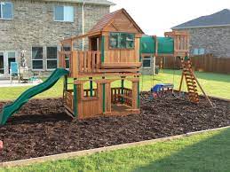 Pin By Victor Velez On Backyard Ideas Playground Landscaping Playground Design Backyard For Kids
