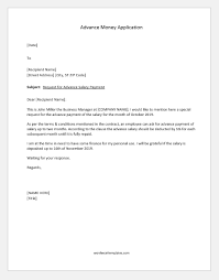 What to do when employees lie. Application For Advance Money Samples Word Excel Templates