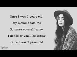 7 Years Lukas Graham Cover By Jasmine Thompson Lyrics Youtube Jasmine Thompson Youtube Songs Lyrics