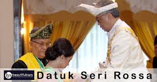 Berita rtm 123.476 views1 year ago. Terima Darjah Kebesaran Pahang Penyanyi Rossa Kini Bergelar Datuk Seri