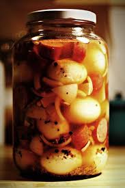 Bar Style Tavern Pickled Eggs With Sausage Yum Pickled Eggs Pickled Eggs Recipe Pickling Recipes