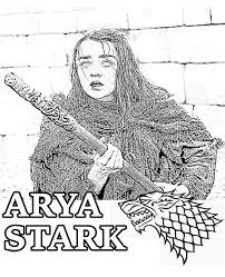 Select from 35478 printable crafts of cartoons, nature. Arya Stark Coloring Page A Photo On Flickriver