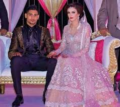 Omg What An Awesome Anarkali Lehenga O Love It Faryal Makhdoom And Amir Khan Nikah Outfit Walima Dress Desi Bride