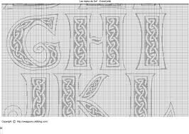 Made with full and partial cross stitches. Celtic Love Knots Alphabet 2 Cross Stitch Alphabet Patterns Cross Stitch Alphabet Cross Stitch Letters