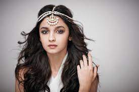 Cute Alia Bhatt Photoshoot Looking White Dress Bride Hair Accessories Hair Styles Long Hair Styles Men
