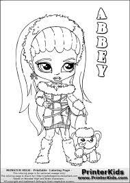 Sofia the first coloring pages. Chibi Monster High Coloring Pages