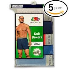 Fruit of the loom offers an exposed waistband and a fabric covered waistband for a soft comfortable feel. Herrenmode Fruit Of The Loom Tag Free Knit Boxers Size 3xl 4 Pack Hayya