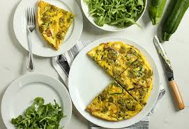 Learn how to spiralize like a pro. Spiralized Zucchini Frittata With Goat Cheese And Pesto Heinen S Grocery Store