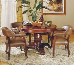 Maybe you would like to learn more about one of these? Steve Silver Tournament Tu5050gt T B 500a Tournament Round Game Table Caster Arm Chair Set Northeast Factory Direct Dining 5 Piece Sets