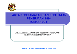 Menganjur dan melaksana program keselamatan dan kesihatan; Pdf Akta Keselamatan Dan Kesihatan Izzat Najmi Academia Edu