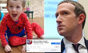 William Tyrell page removed as Facebook hides Australian news