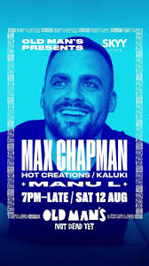 We look forward to welcoming Max Chapman (@djmaxchapman)