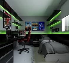 Pin By Yassine Anas On Chambre A Coucher In 2020 Video Game Room Design Small Game Rooms Gamer Room