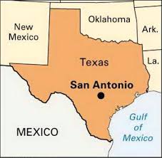 Ordnen sie ihre stadt ordnen. Texas Karte Von San Antonio San Antonio Karte Von Texas Texas Usa