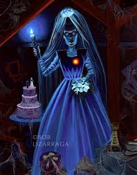 Haunted Mansion Bride Of Frankenstein By Bob Lizarraga Fantome