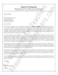 Assistant Principal S Cover Letter Example Cover Letter For Resume Cover Letter Example Cover Letter Teacher