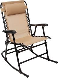 Amazon Com Silla Mecedora Plegable De Amazonbasics Jardin Y Exteriores In 2020 Folding Rocking Chair Rocking Chair Outdoor Rocking Chairs