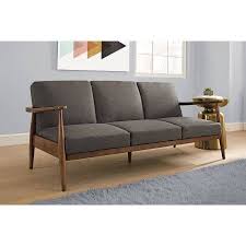 Besides from looking impressive, the tapered. Better Homes And Gardens Flynn Mid Century Futon Multiple Colors Walmart Com Modern Convertible Sofa Mid Century Sofa Comfortable Sofa Bed