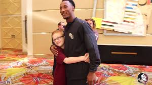 Travis rudolph (born september 15, 1995) is an american football wide receiver for the winnipeg blue bombers of the canadian football league (cfl). Fsu S Travis Rudolph Has Another Great Surprise For Boy He Ate Lunch With