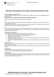 Conditional requirements for the invitation letter. General Requirements For Visa Vfs Global
