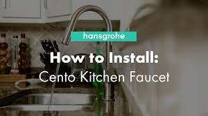 You may need an adjustable wrench or basin wrench, especially if the nuts are difficult to reach. Hansgrohe Cento Single Hole Kitchen Faucet Installation Benefits Youtube