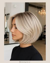 ✨ The power of a perfectly cut bob ✨ Blended blonde, soft volume, and just  the right amount of bounce. This is your sign to go shorter. 💇‍♀️ If  you're looking for