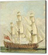The Honourable East India Company's ship Bessborough in three positions in the Channel Painting by William Elliott - Fine Art America