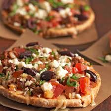 Greek Pita Pizzas Recipe Pita Pizzas Greek Pita Recipes