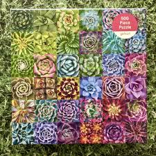 Great condition box and pieces. 500 Piece Succulent Spectrum Puzzle Detail Retail Ltd