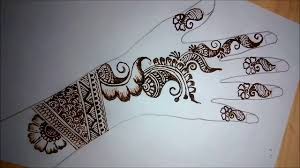 Mehndi Bail Design For Right Hand Backside Very Easy Indian Arabic Mehndi Design For Hands In 2020 Mehndi Patterns Arabic Mehndi Designs Mehndi Designs