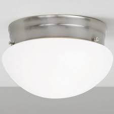 Brushed satin nickel, shade color: 6 Inch Satin Nickel Flushmount Ceiling Light 29620 Destination Lighting