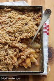 Apple Pear Crisp Recipe From Bakedbyrachel A Must Make Fall Dessert Pear Recipes Pear Crisp Pear Dessert