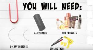 Stir the conditioner around the water. How To Sew In A Weave Yourself Hairstyling Wonderhowto