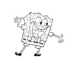Bob Esponja Para Colorear Png