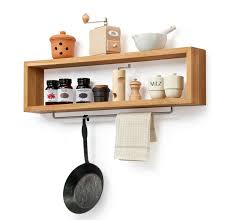 Diy Wooden Kitchen Shelf With Rail Remodelista Wooden Shelves Kitchen Kitchen Design Diy Diy Kitchen Shelves