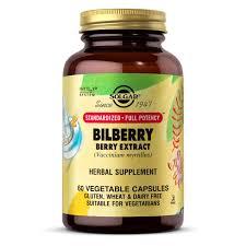 Solgar SFP Bilberry Berry Extract 60 Vegetable Capsules