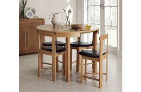 It seems obvious, but some people will forget to do this first. Hygena Alena Solid Oak Circular Dining Table 4 Chairs Furniture Circular Dining Table Solid Wood Table Und Small Kitchen Tables