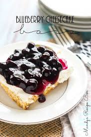 Mandy S Recipe Box Blueberry Cheesecake Bars Blueberry Cheesecake Bars Desserts Cheesecake Recipes
