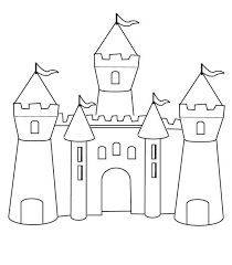 How To Draw Medieval Castle Coloring Page Castle Coloring Page Princess Coloring Pages Free Coloring Pages