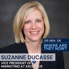 🎓 Where Are They Now Wednesday 🎓 Meet Suzanne DuCasse, MBA alum and  current head of marketing for Ascensus' Government Savings division! With  17 years at Ascensus, Suzanne leads a team that
