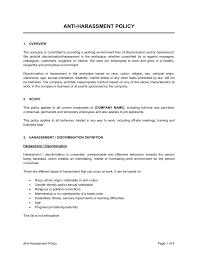 This page provides the group policy. Anti Harassment Policy Template By Business In A Box