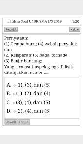 Latihan soal unbk sma bahasa indonesia Latihan Unbk Sma Ips 2020 Soal Pembahasan For Android Apk Download