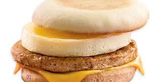 Sausage Mcmuffin With Egg Mcdonalds Sausage Mcmuffin Happy Meal