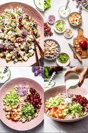 Greek Yogurt Chicken Salad No Mayo In 2020 Greek Yogurt Chicken Salad Greek Yogurt Chicken Healthy Chicken Salad Recipe