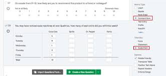 Matrix Table Question Qualtrics Support
