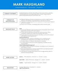 Build positive working relationships with existing customers and identify and contact new customers. Professional Banking Resume Examples For 2021 Livecareer