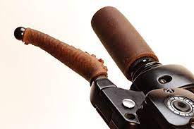 Heavy Duty Brown Leather Motorcycle Lever Covers For Hd N Cafe Racer Parts Motorcycle Cover Motorcycle Accessories