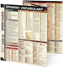 Spanish Vocabulary Sparkcharts Paperback