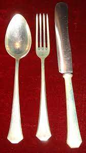 Wmf german 90 silverplate mark. Wmf 90 Silver Plate 3 Piece Service For One Tupper S Antiques Collectibles